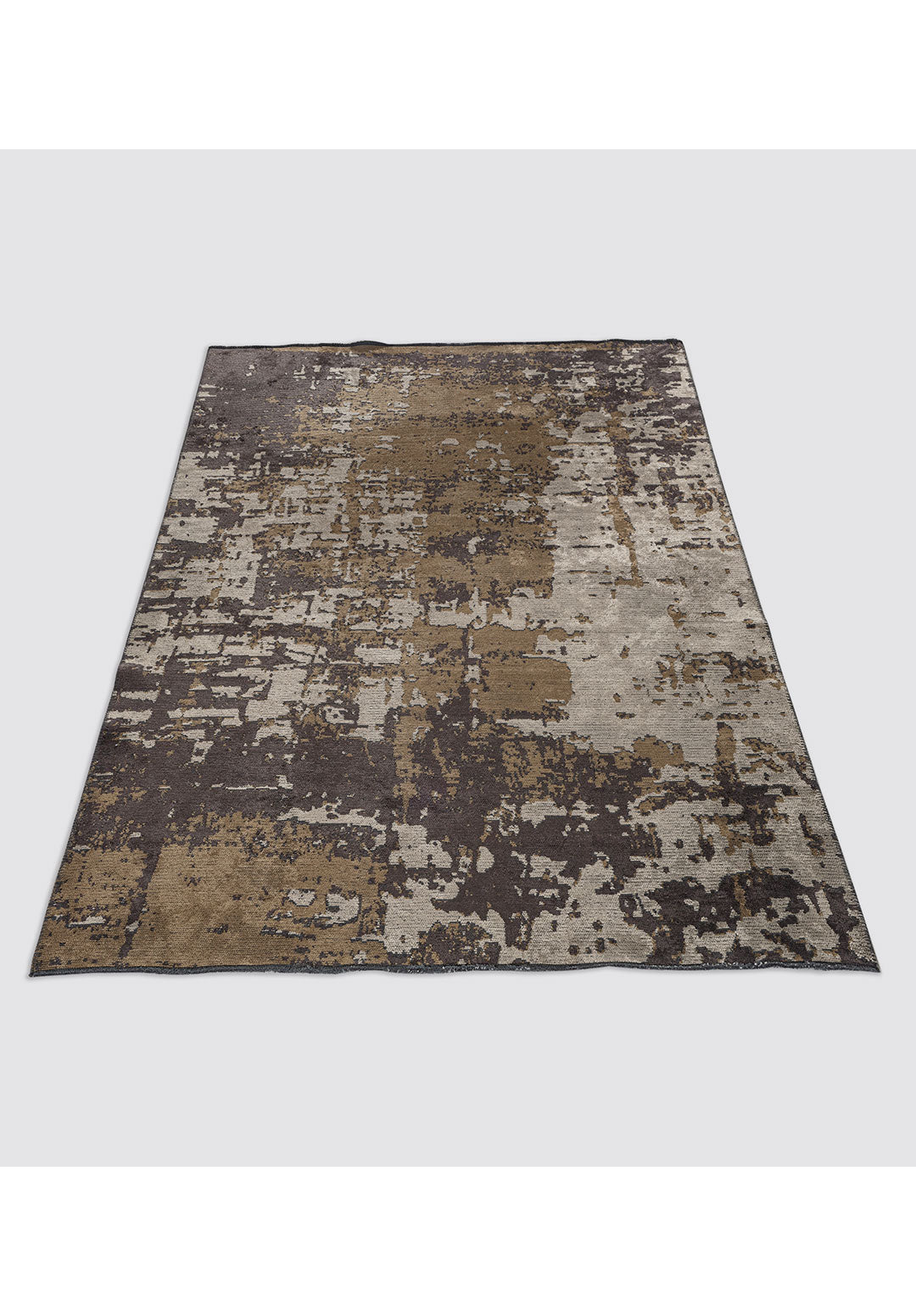 Corfu Charcoal - Light Brown Rug