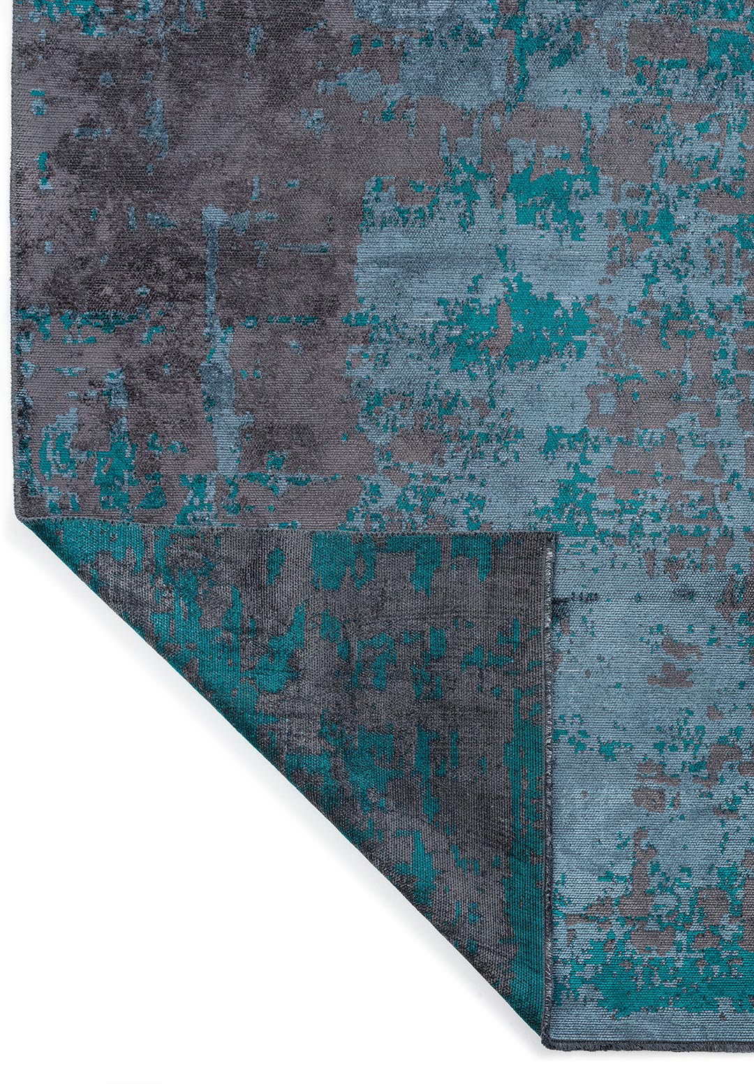 Corfu Dark Turquoise - Petrol Rug Rugs - Venetto Design Venettodesign.com