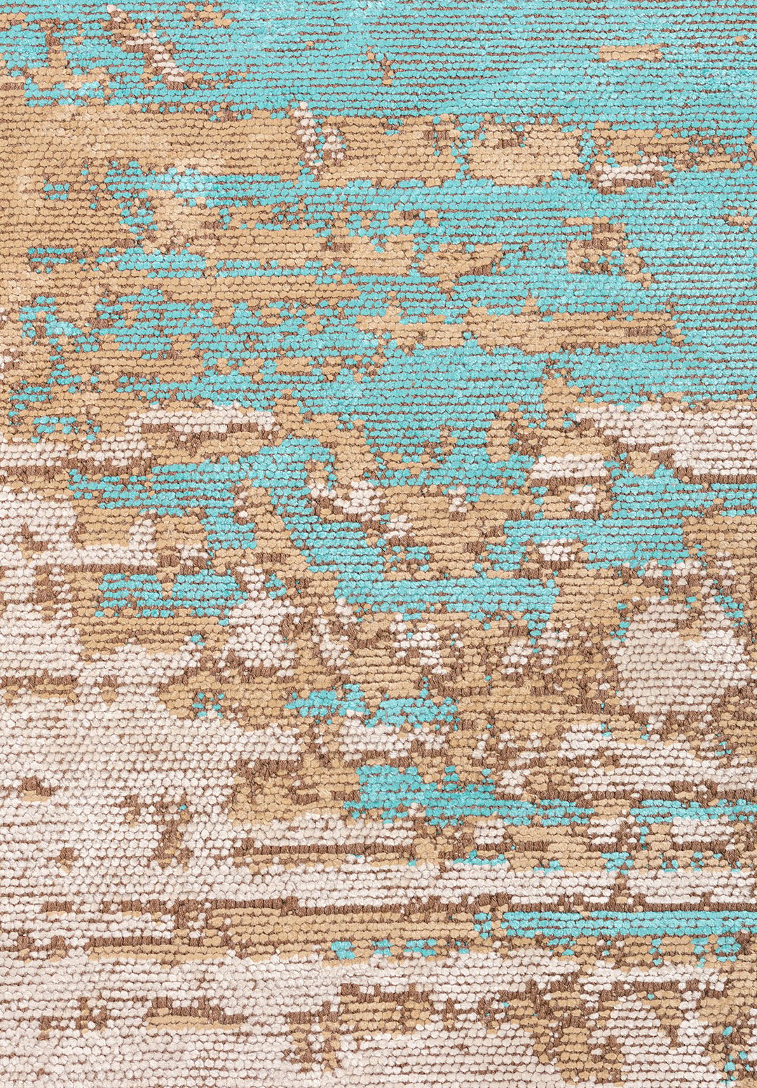 Volos Turquoise - Dark Beige Rug Rugs - Venetto Design Venettodesign.com