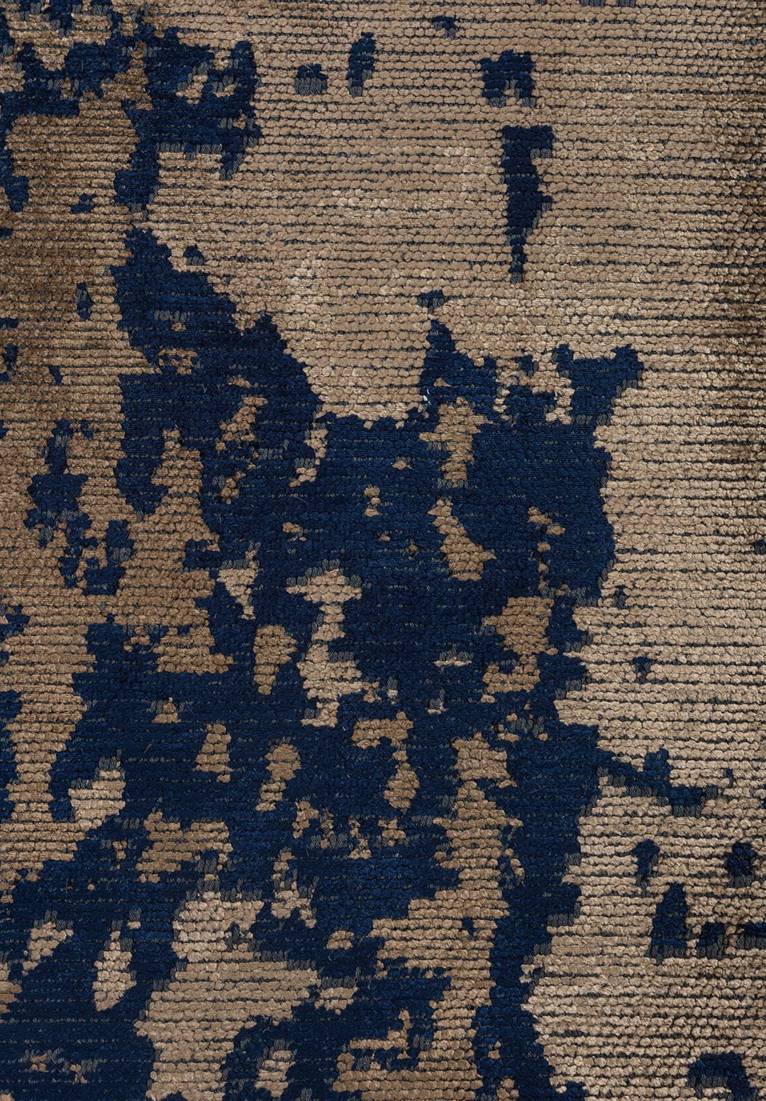 Stockholm Dark Navy - Dark Beige Rug Rugs - Venetto Design Venettodesign.com