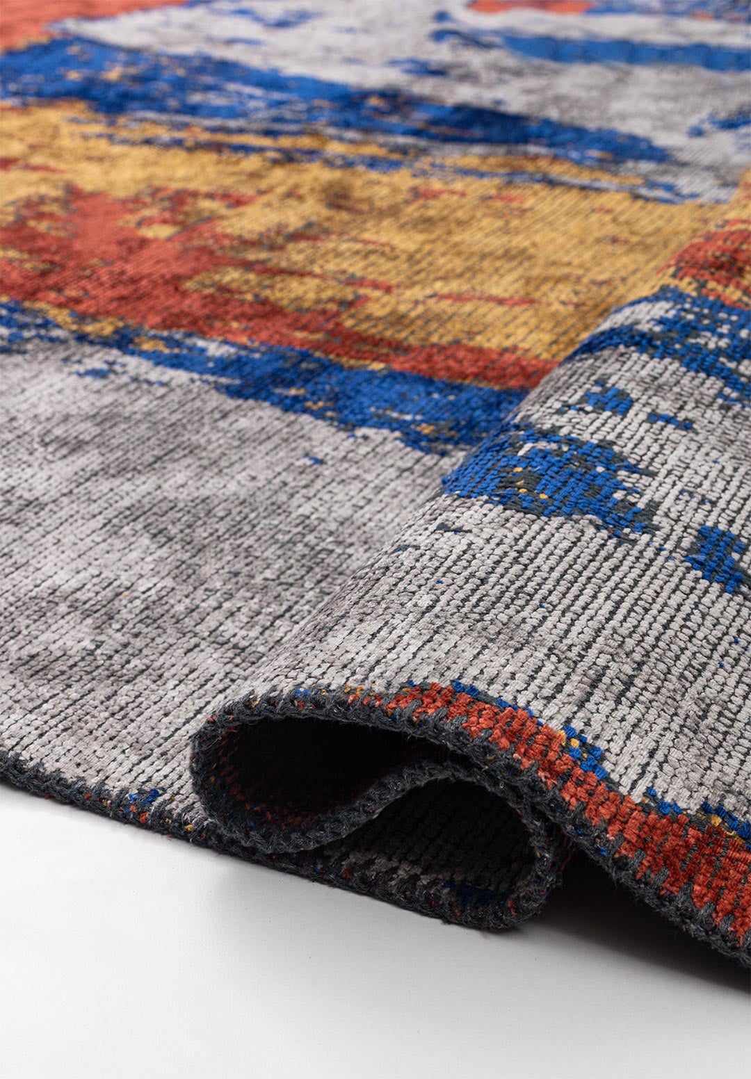 Cannes Dark Terra - Light Grey Rug Rugs - Venetto Design Venettodesign.com