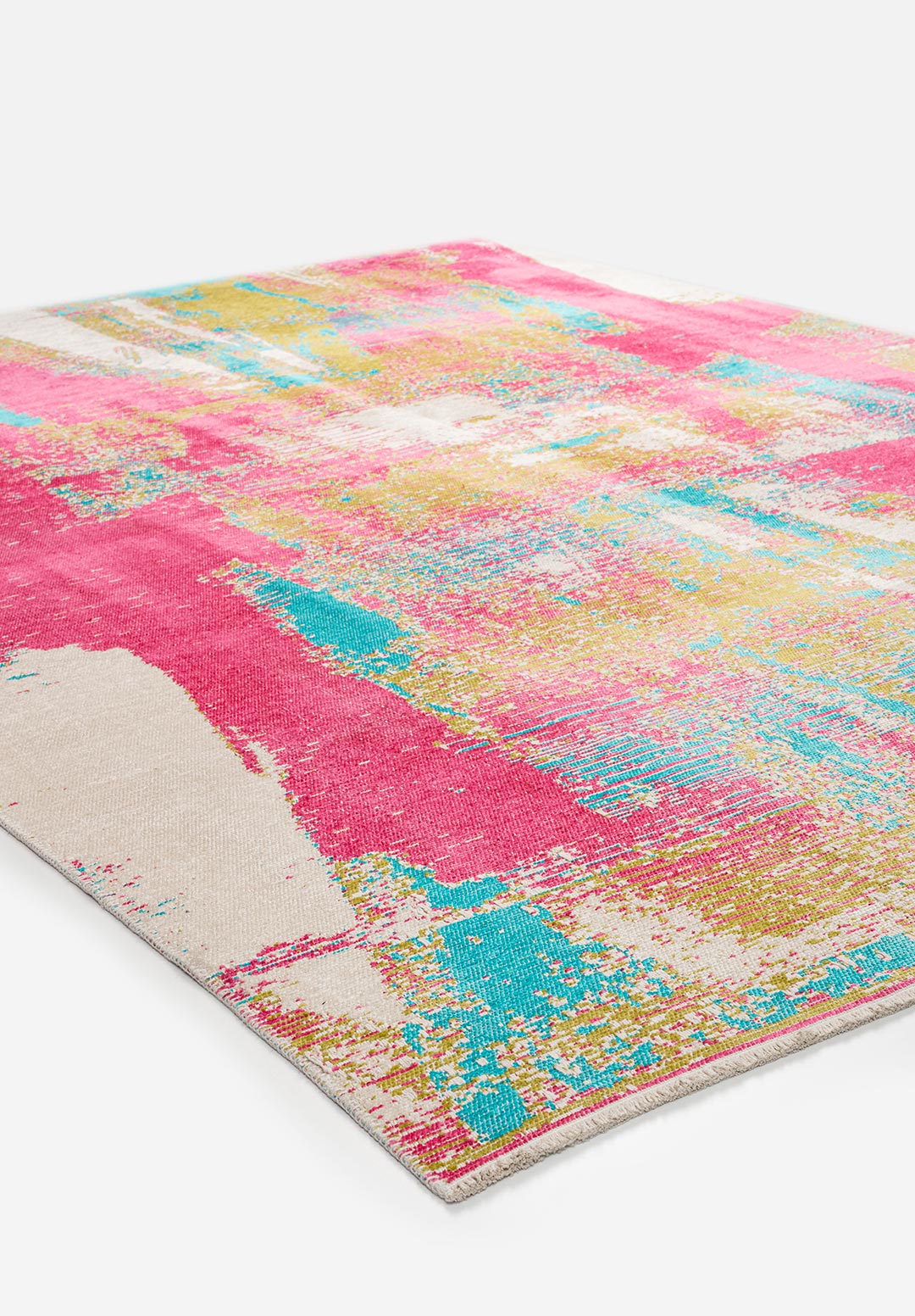 Nice Pink - Ecru Rug Rugs - Venetto Design Venettodesign.com