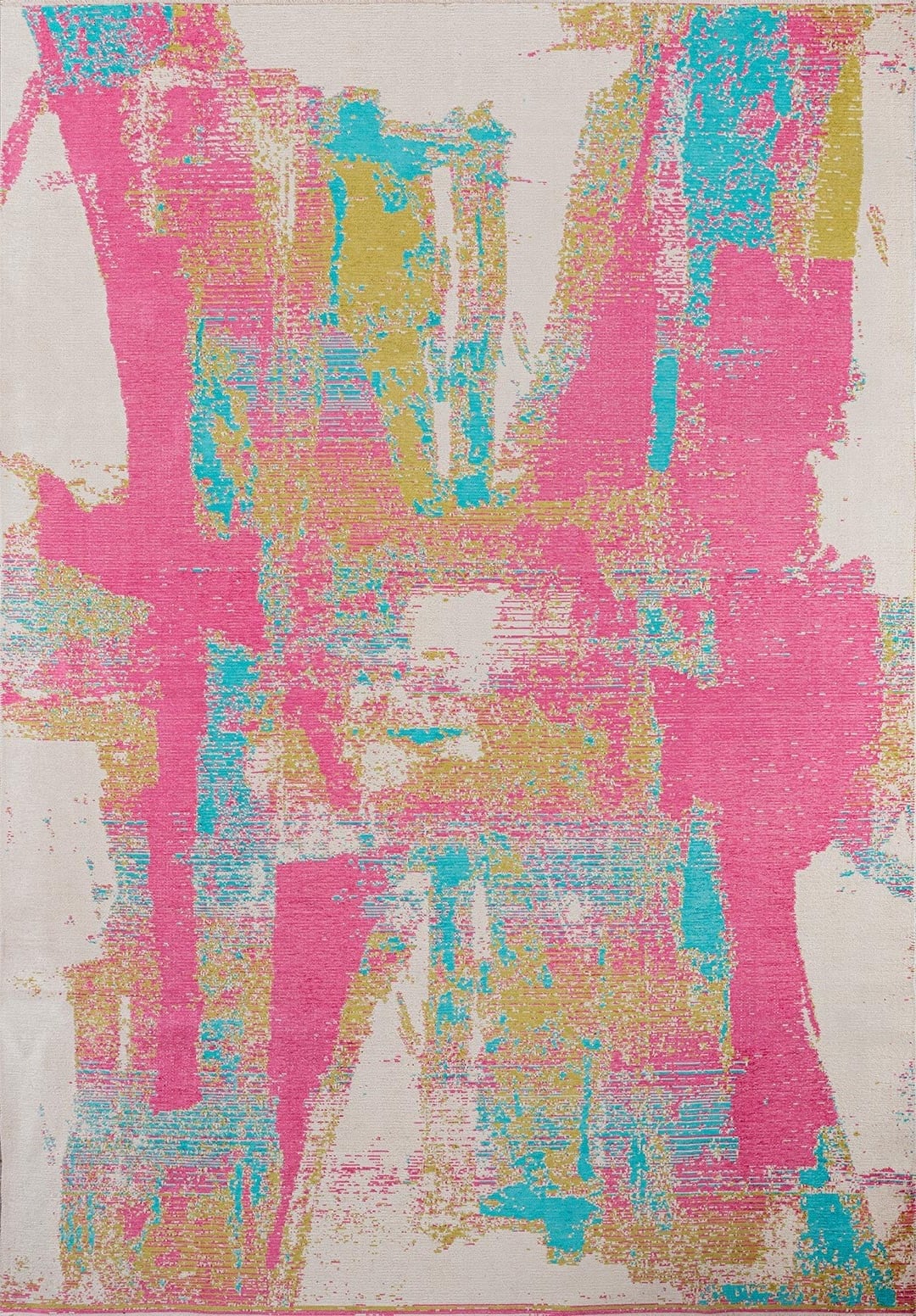 Nice Pink - Ecru Rug Rugs - Venetto Design Venettodesign.com