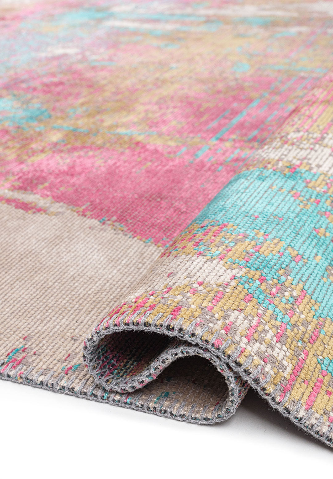 Nice Pink - Bone Rug Rugs - Venetto Design Venettodesign.com