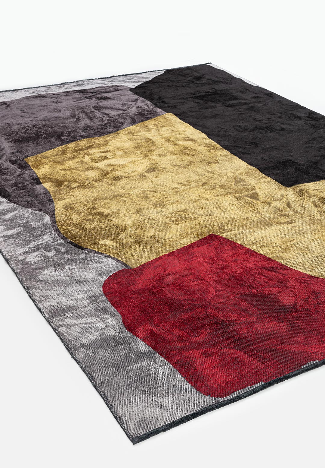 Miami Black - Gold Rug Rugs - Venetto Design Venettodesign.com