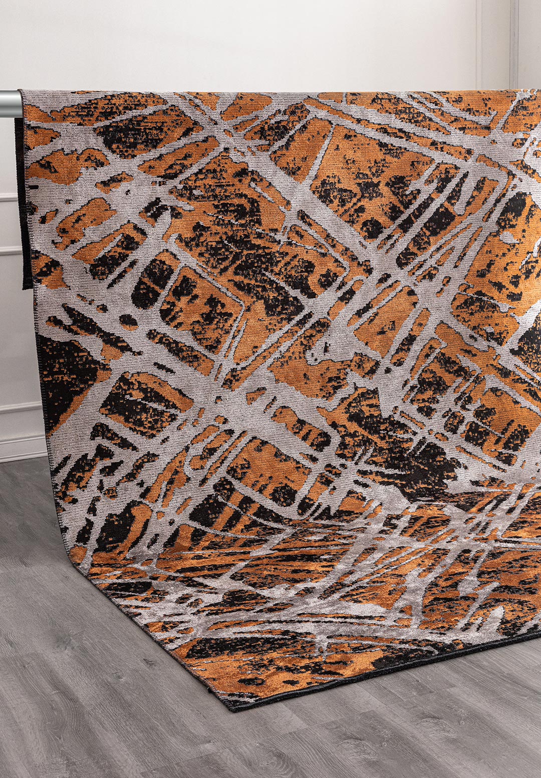 Dusseldorf Terra - Light Grey Rug Rugs - Venetto Design Venettodesign.com