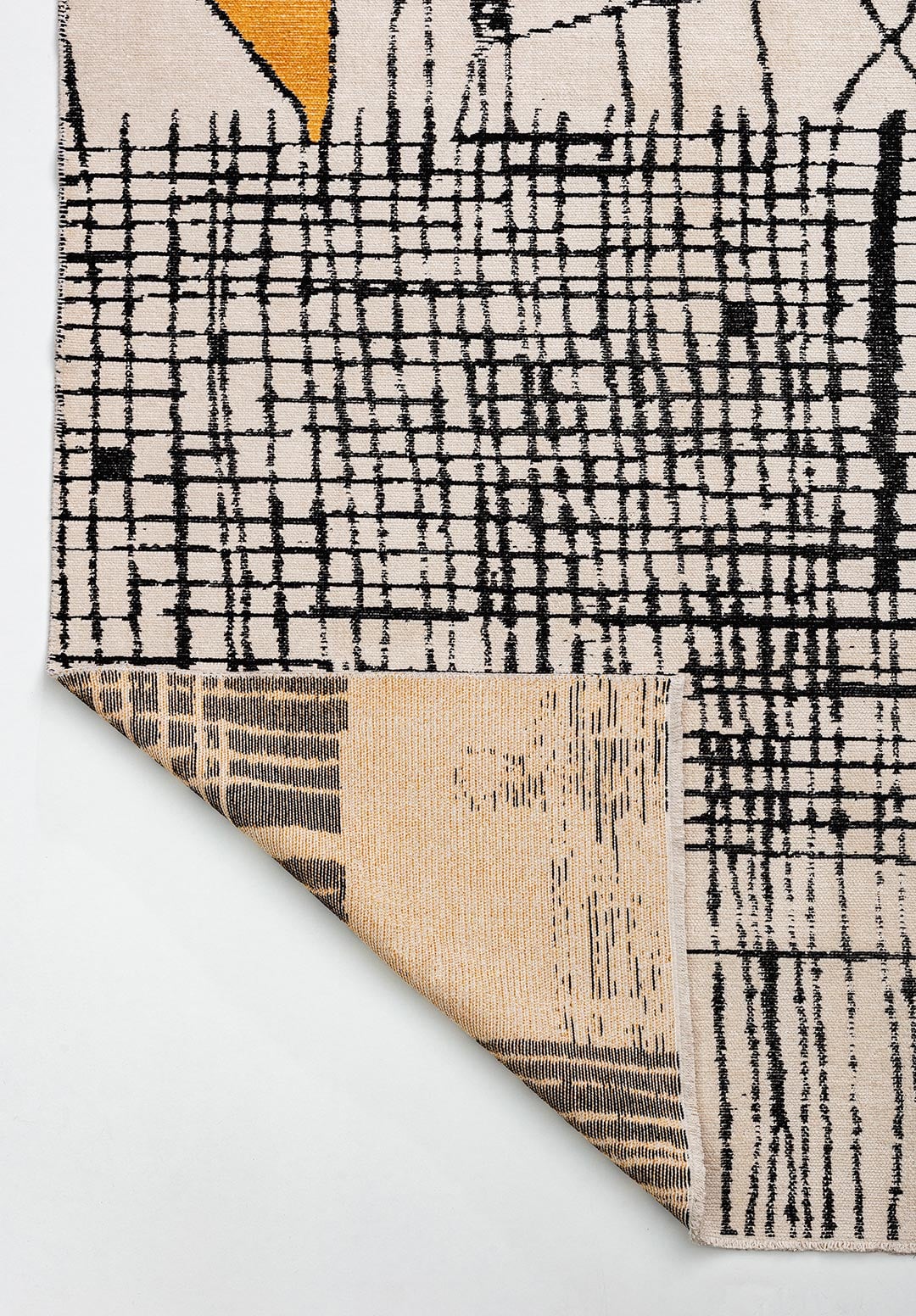 Edinburgh Black - Ecru Rug Rugs - Venetto Design Venettodesign.com