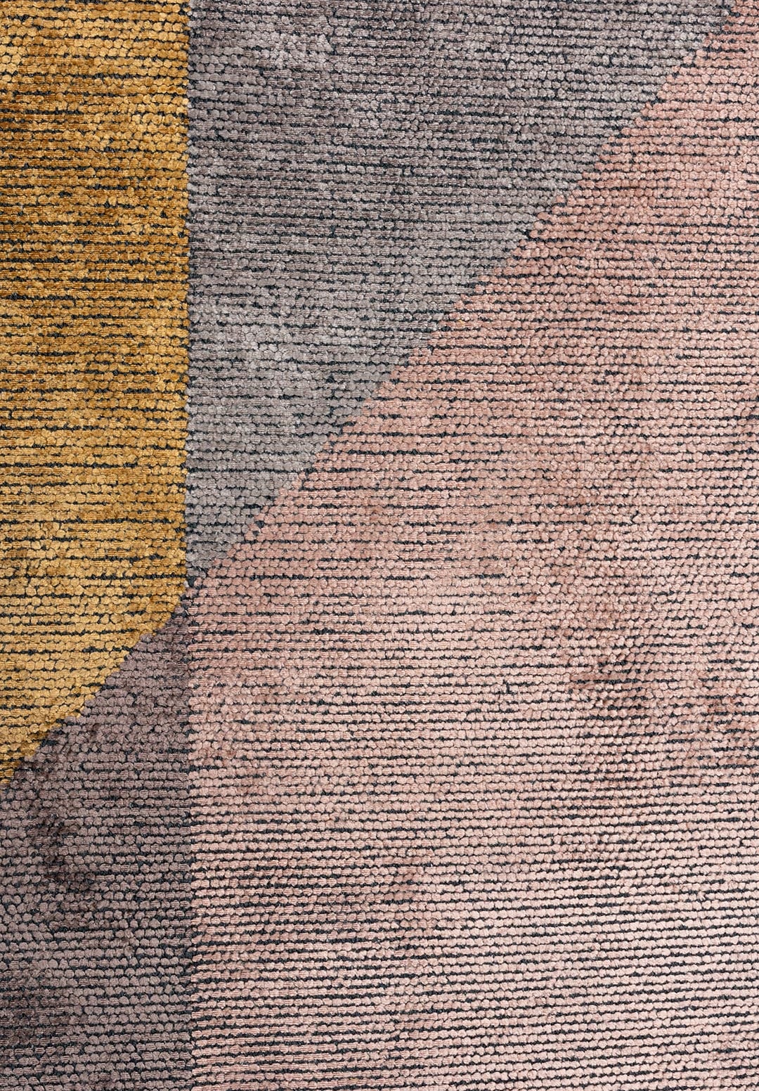 Chicago Dark Grey - Gold Rug Rugs - Venetto Design Venettodesign.com