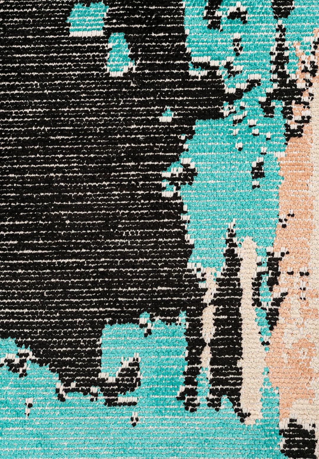 Capri Black - Petrol Rug Rugs - Venetto Design Venettodesign.com