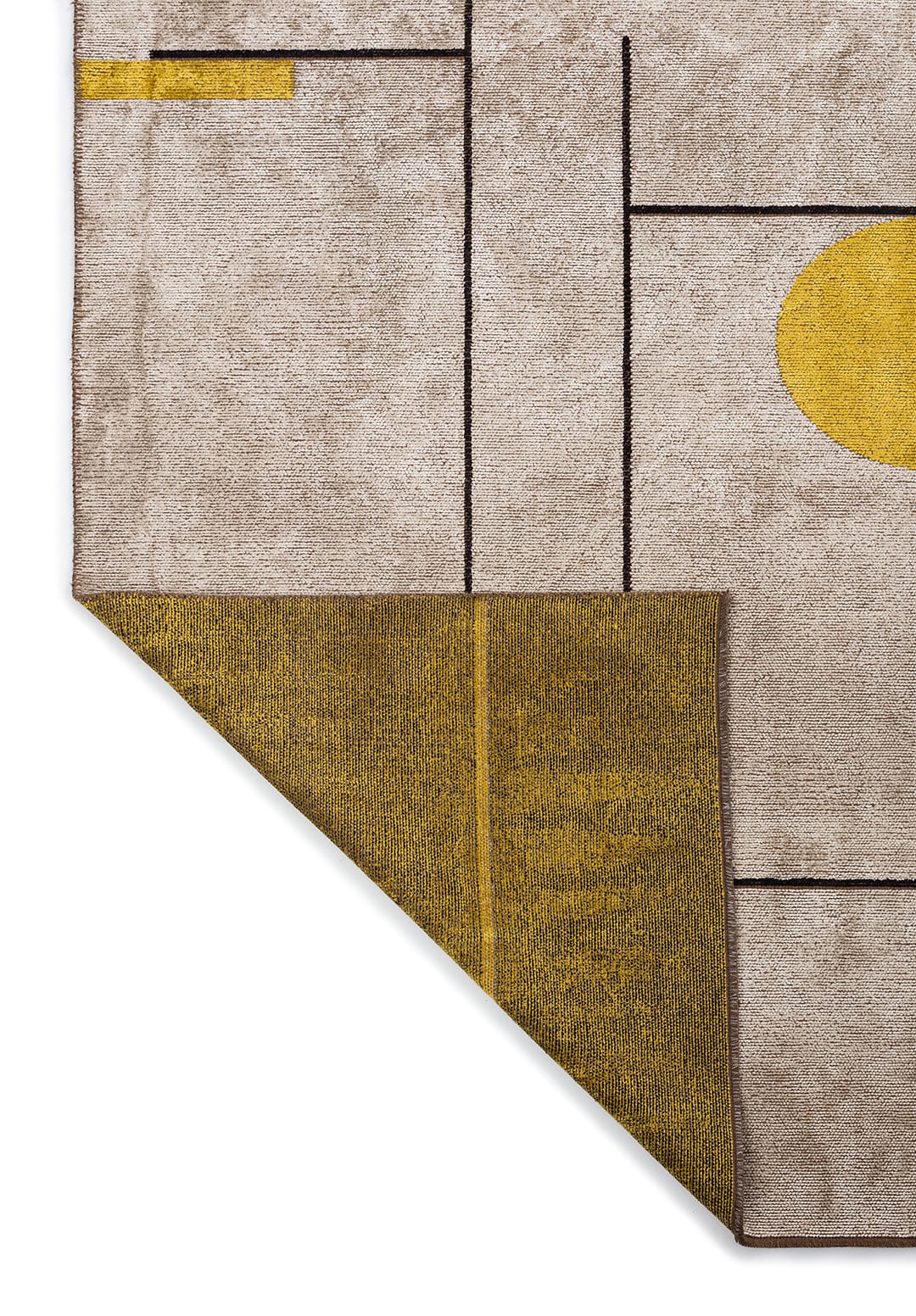 Circus Bone - Yellow Rug Rugs - Venetto Design Venettodesign.com