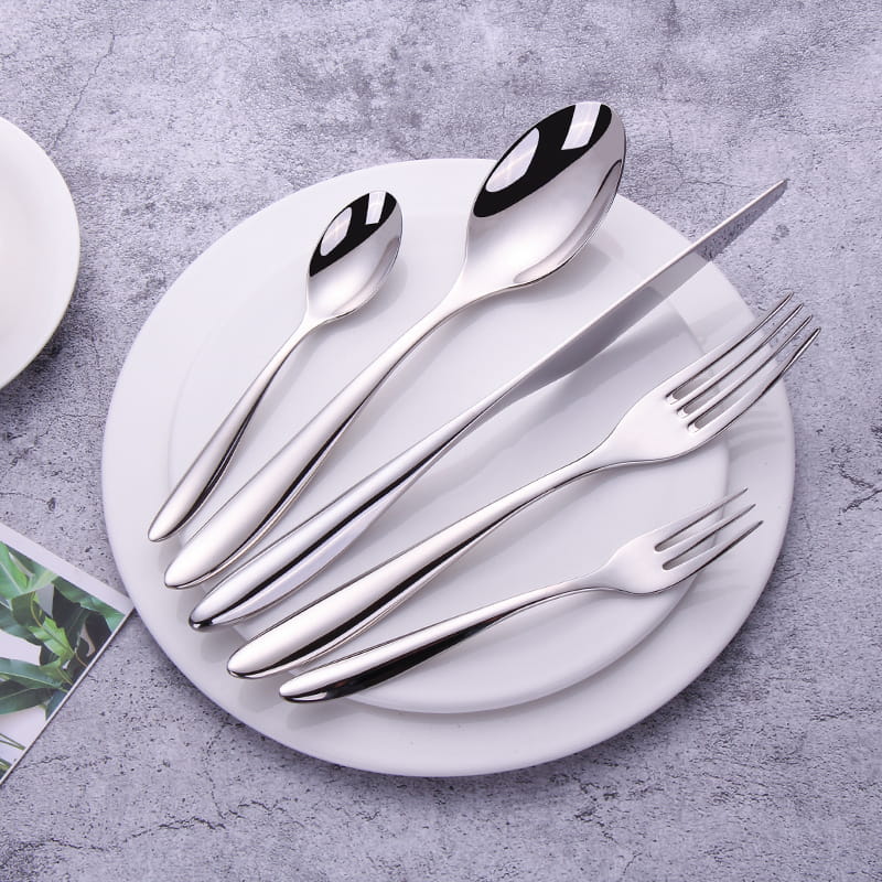 Aristo Silver Luxury 18/10 Stainless Steel Cutlery Set - Venetto Design Venettodesign.com