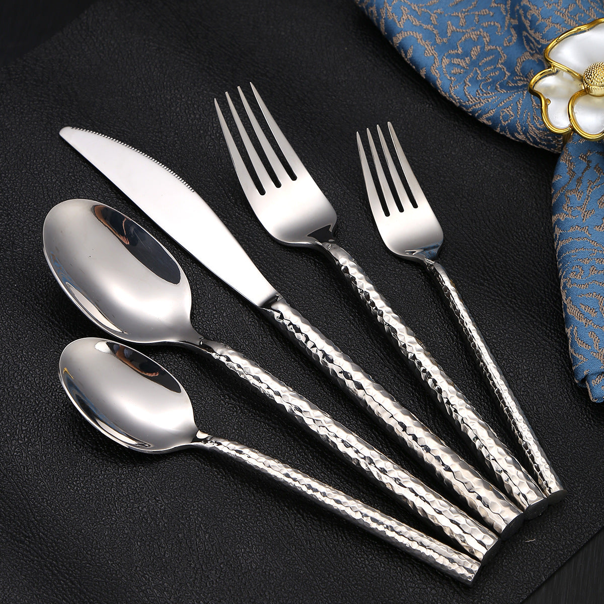 カトラリー　43本　ELLE PARIS cutlery Collection Elle Silver Luxury Cutlery Set