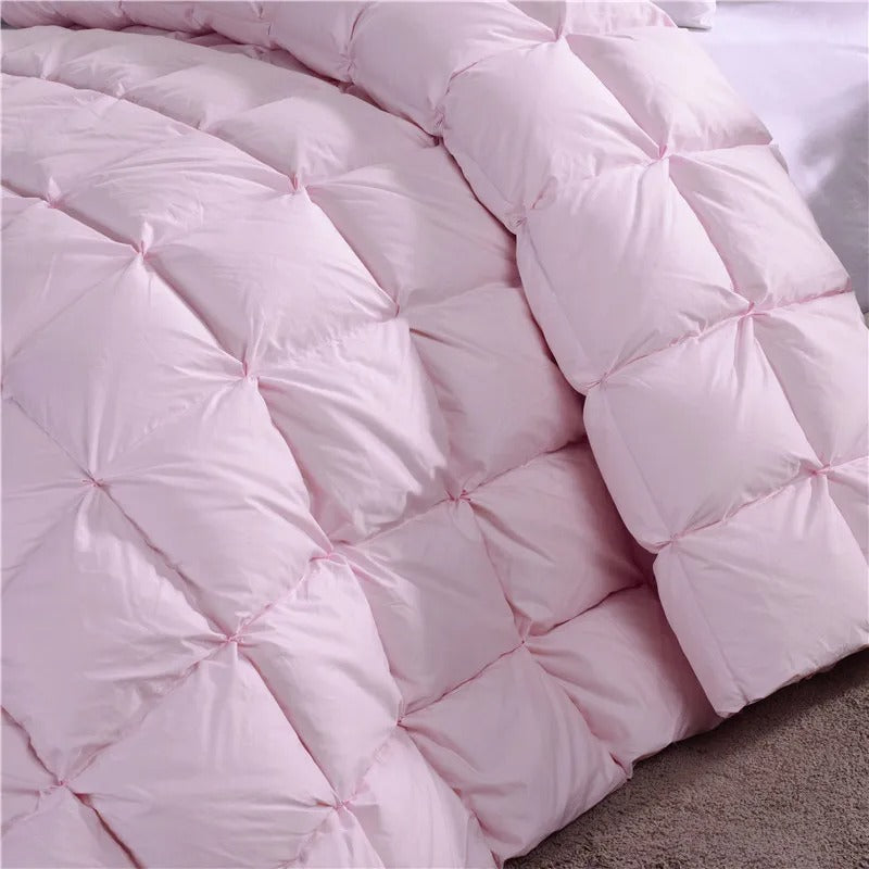 Shadiya Square Quilted Goose Down Cotton Filling Comforter