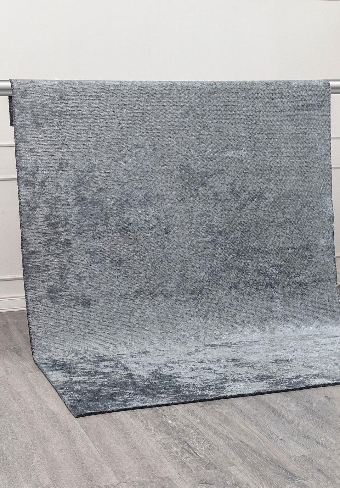 Plain Blue Rug Rugs - Venetto Design Venettodesign.com