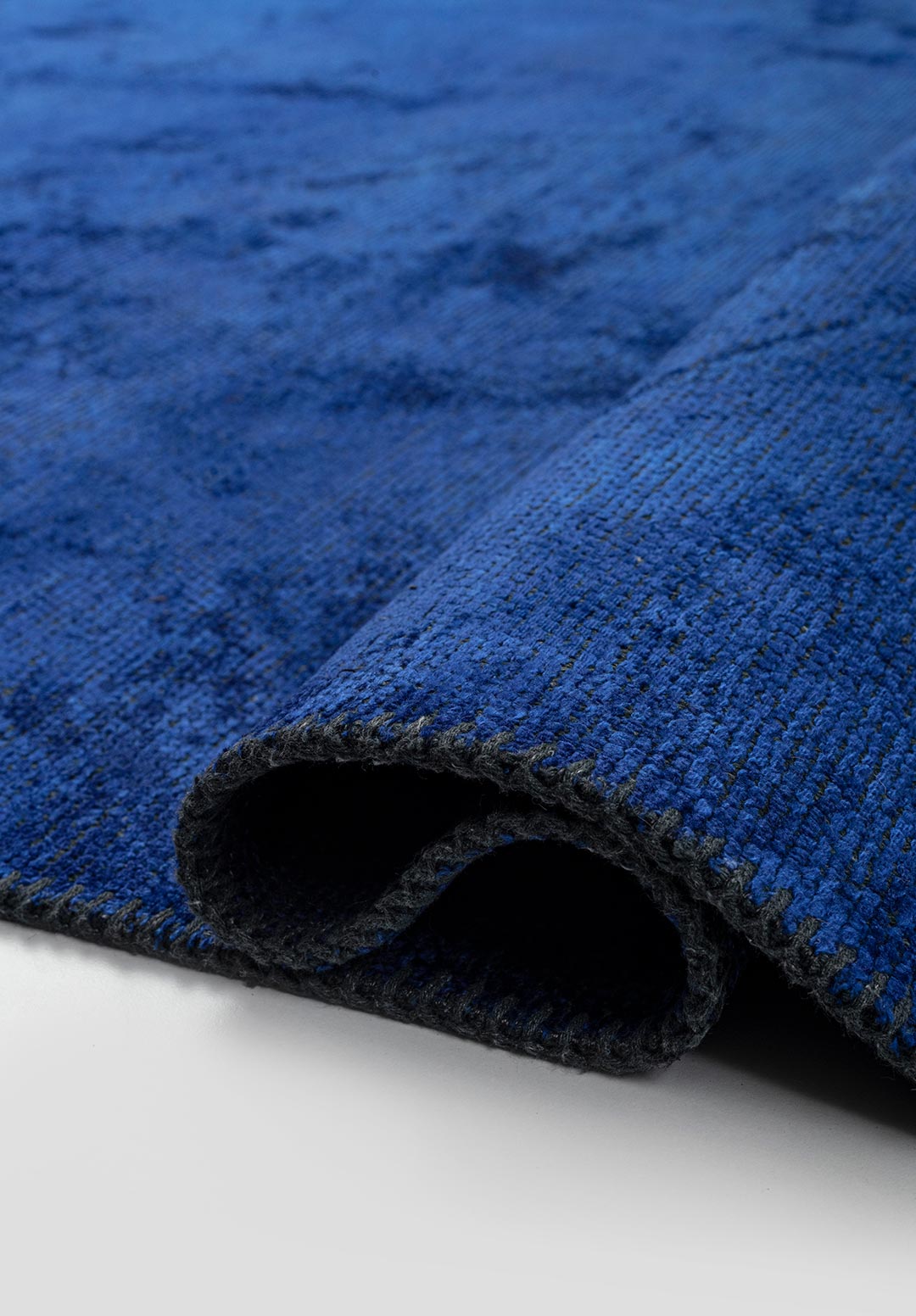 Plain Sapphire Blue Rug