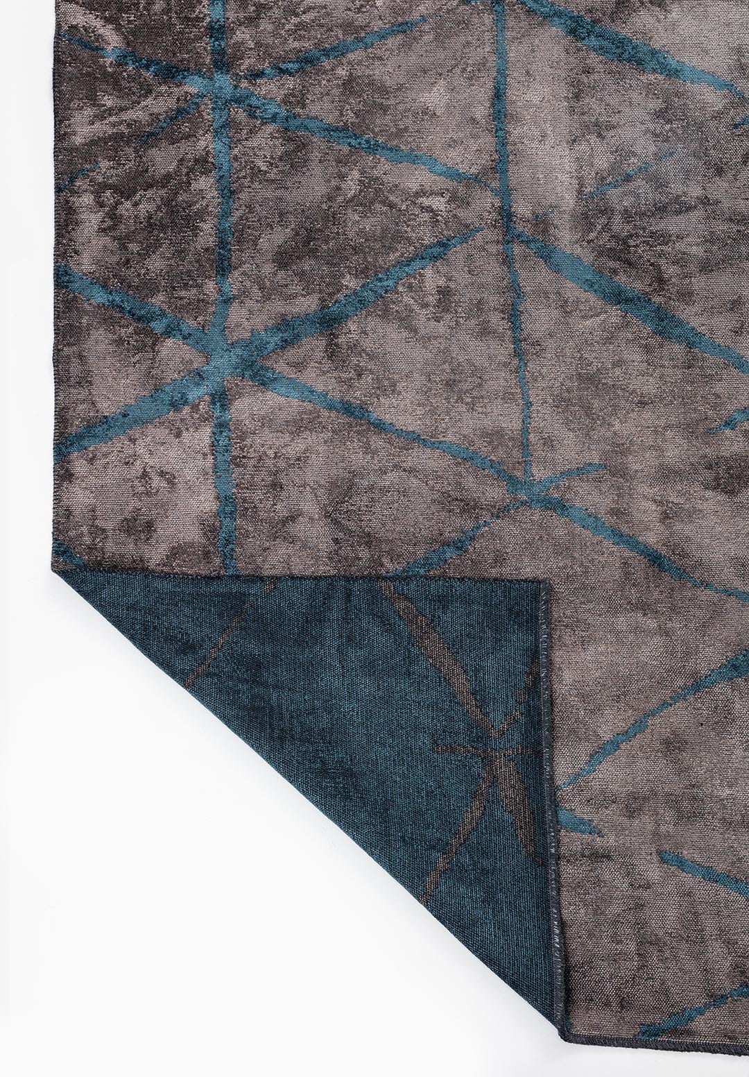 Palermo Petrol - Dark Grey Rug Rugs - Venetto Design Venettodesign.com