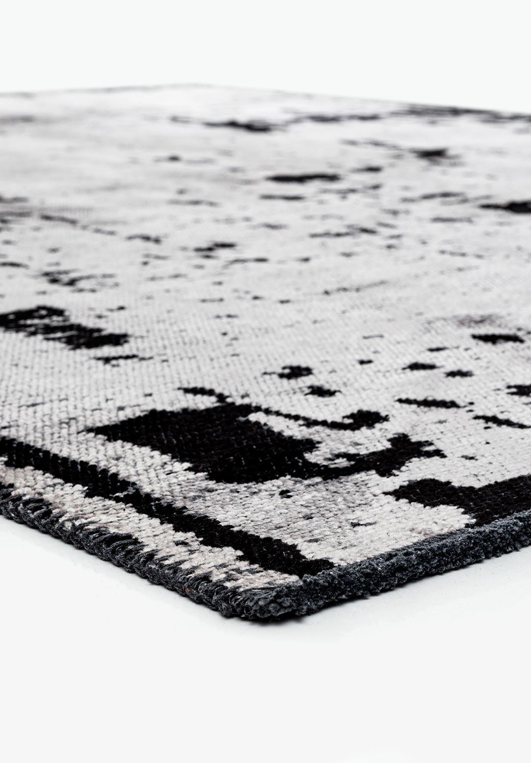 Verona Black - Light Grey Rug Rugs - Venetto Design Venettodesign.com