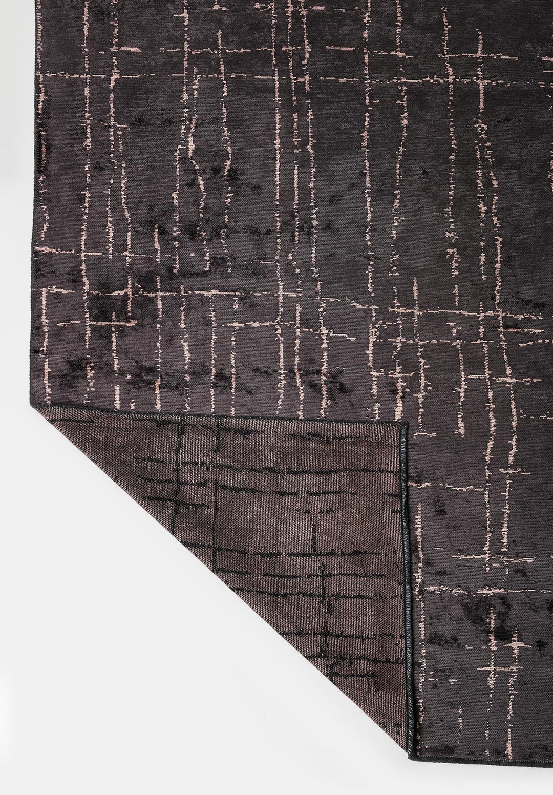 Pisa Copper - Charcoal Rug Rugs - Venetto Design Venettodesign.com