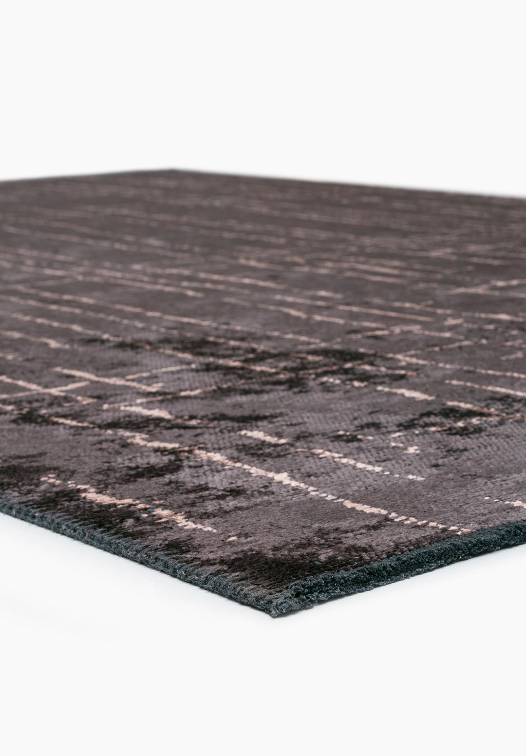 Pisa Copper - Charcoal Rug Rugs - Venetto Design Venettodesign.com