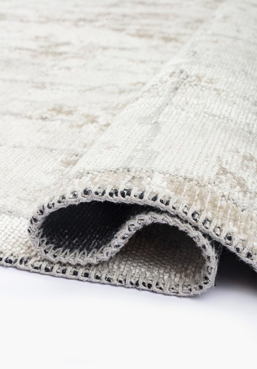 Pisa Light Grey - White Rug Rugs - Venetto Design Venettodesign.com