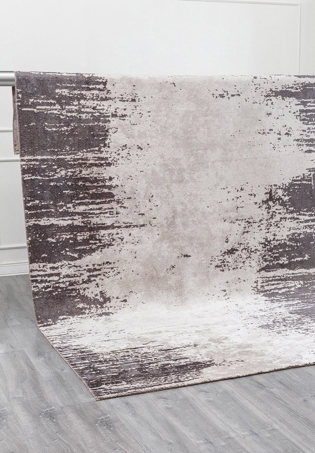 Stream Charcoal - Bone Rug Rugs - Venetto Design Venettodesign.com