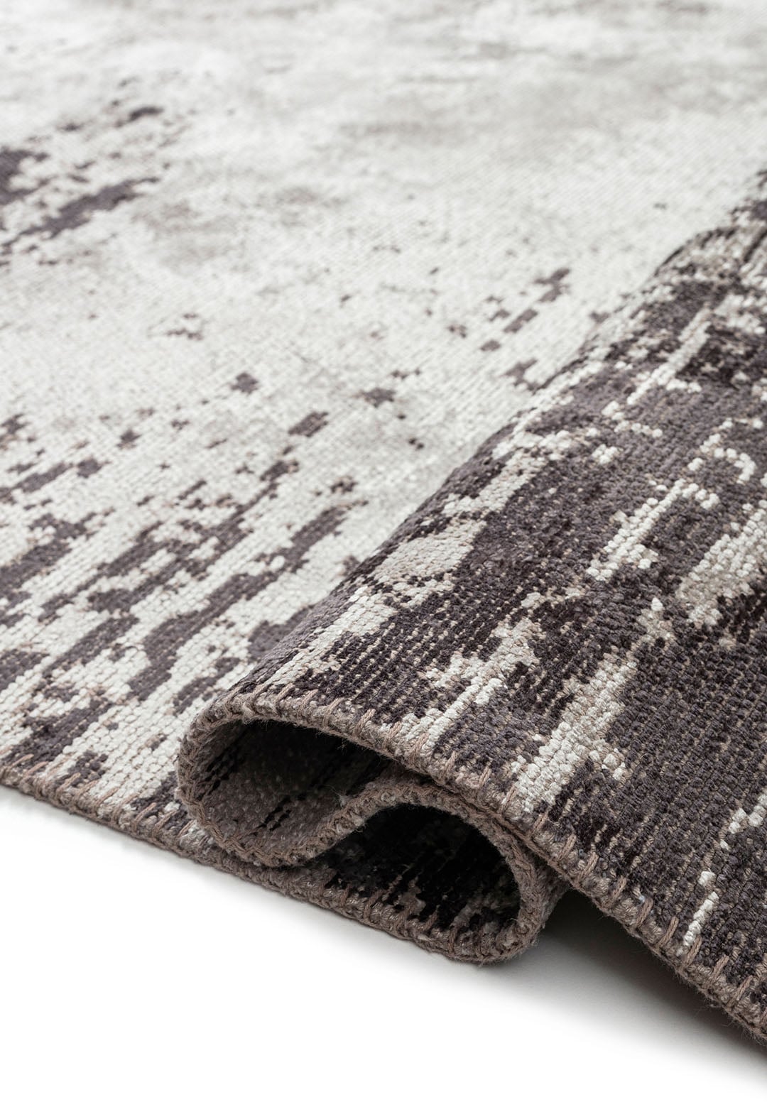 Stream Charcoal - Bone Rug Rugs - Venetto Design Venettodesign.com