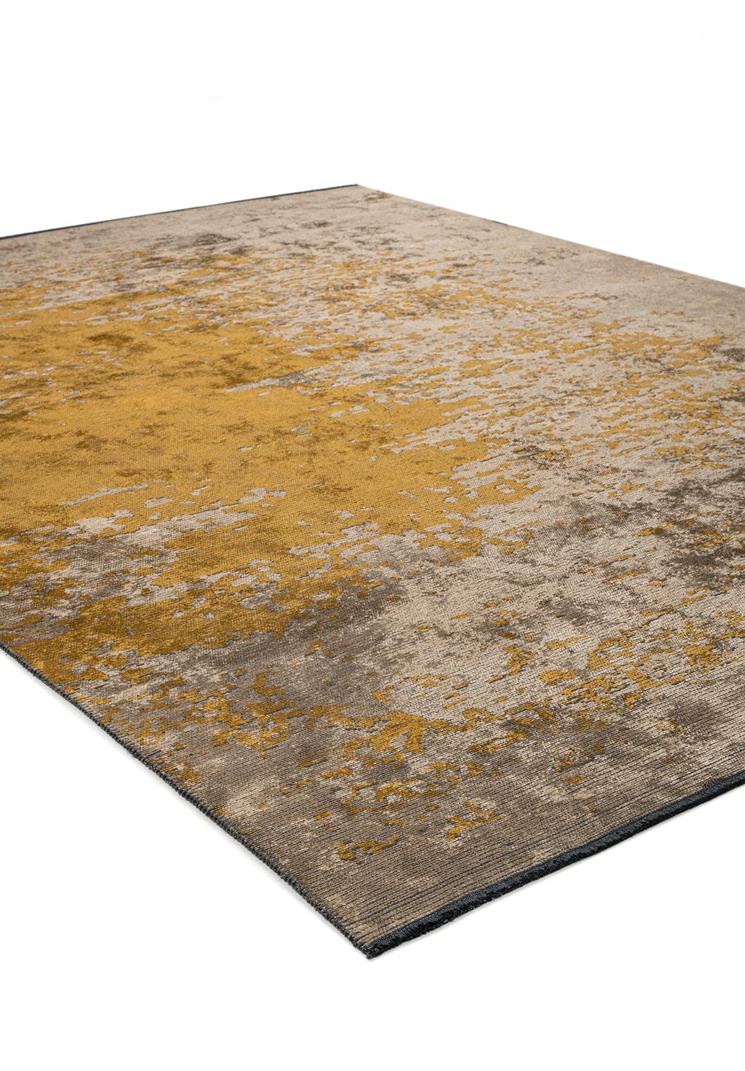 Milan Dark Beige - Mustard Rug Rugs - Venetto Design Venettodesign.com