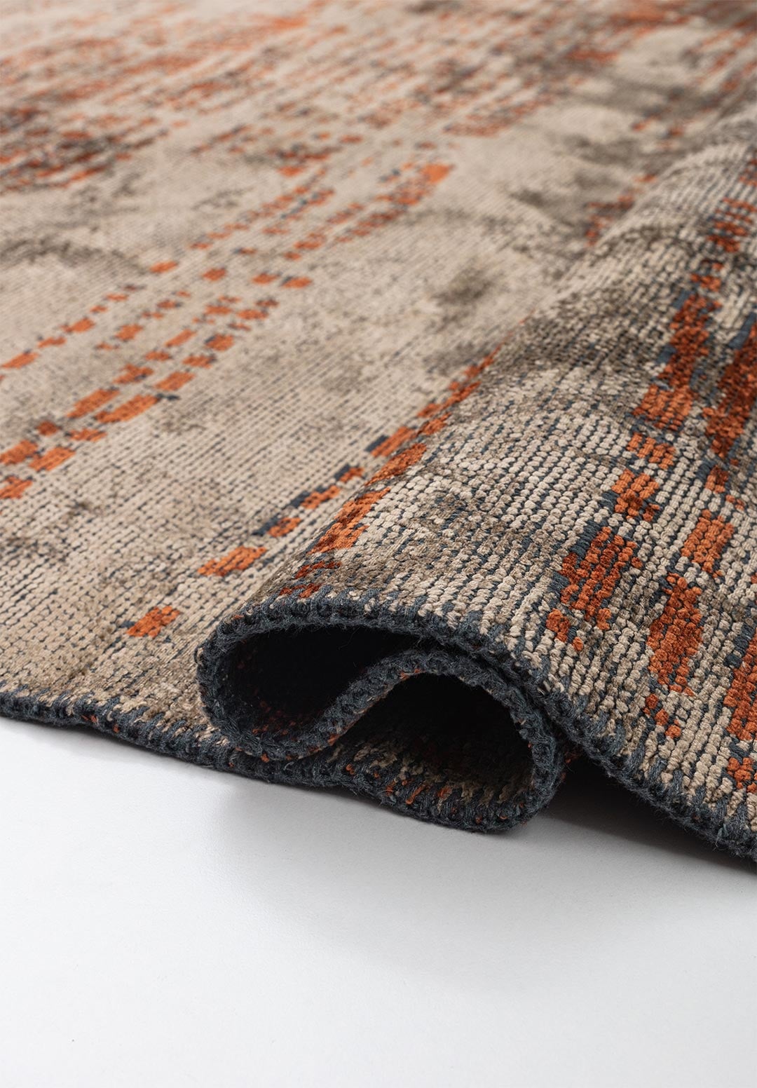 Breeze Dark Beige - Rust Rug Rugs - Venetto Design Venettodesign.com