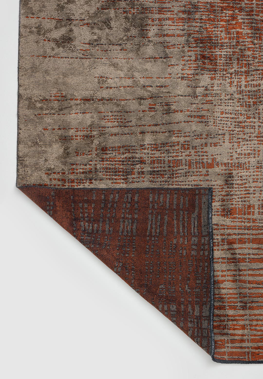 Breeze Dark Beige - Rust Rug Rugs - Venetto Design Venettodesign.com