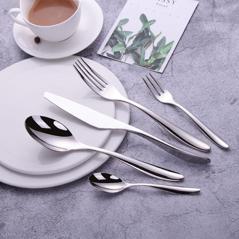 Aristo Silver Luxury 18/10 Stainless Steel Cutlery Set - Venetto Design Venettodesign.com
