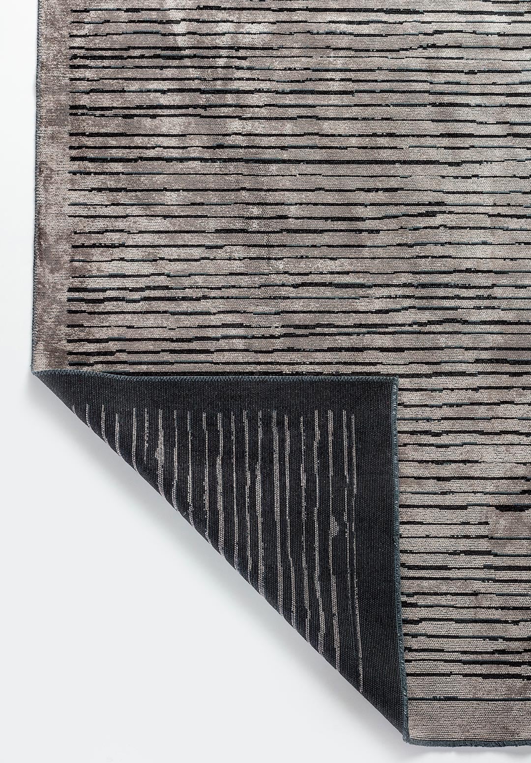 Stripe Black - Dark Grey Rug Rugs - Venetto Design Venettodesign.com