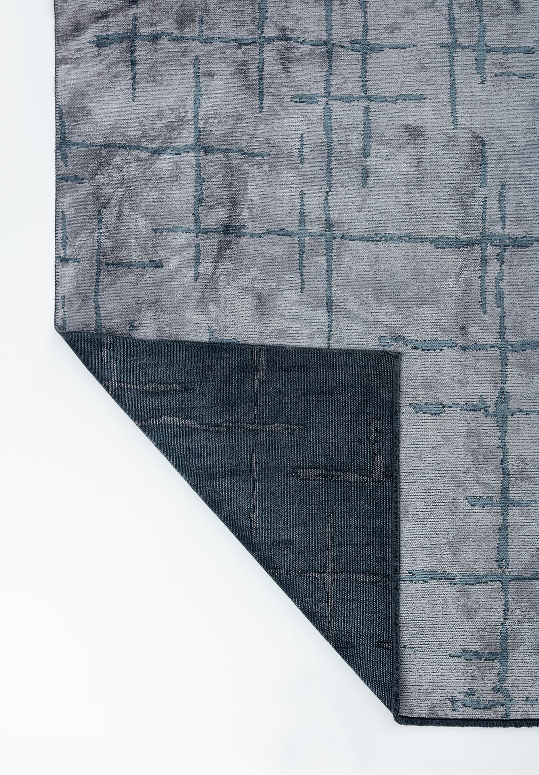 Mark Blue - Light Grey Rug Rugs - Venetto Design Venettodesign.com