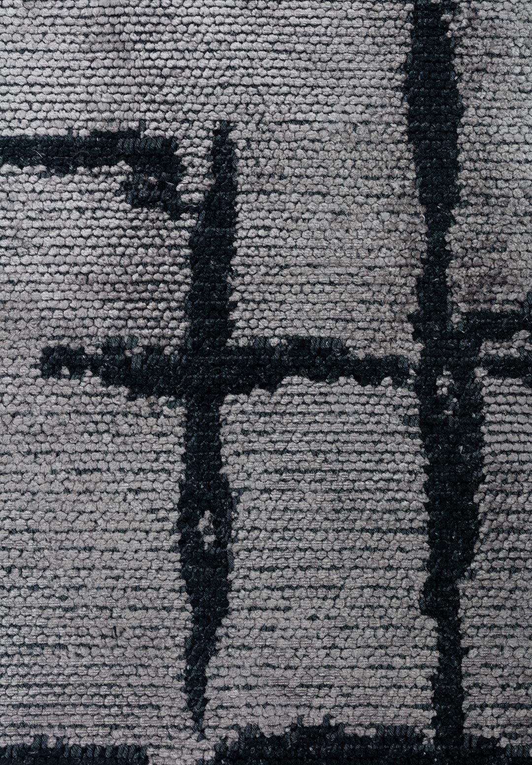 Mark Black - Light Grey Rug Rugs - Venetto Design Venettodesign.com