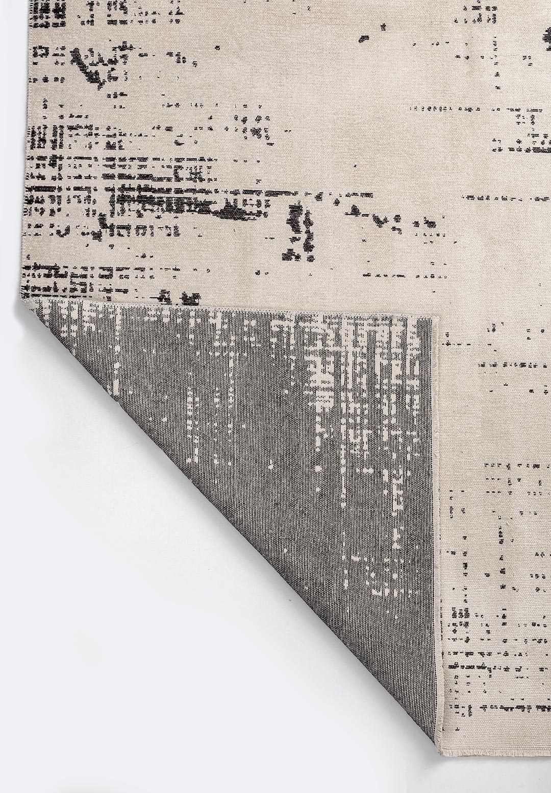 Space Ecru - Charcoal Rug Rugs - Venetto Design Venettodesign.com