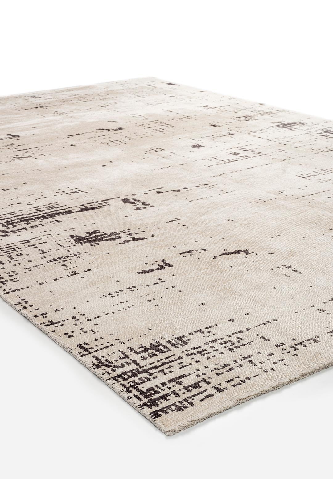 Space Ecru - Charcoal Rug Rugs - Venetto Design Venettodesign.com