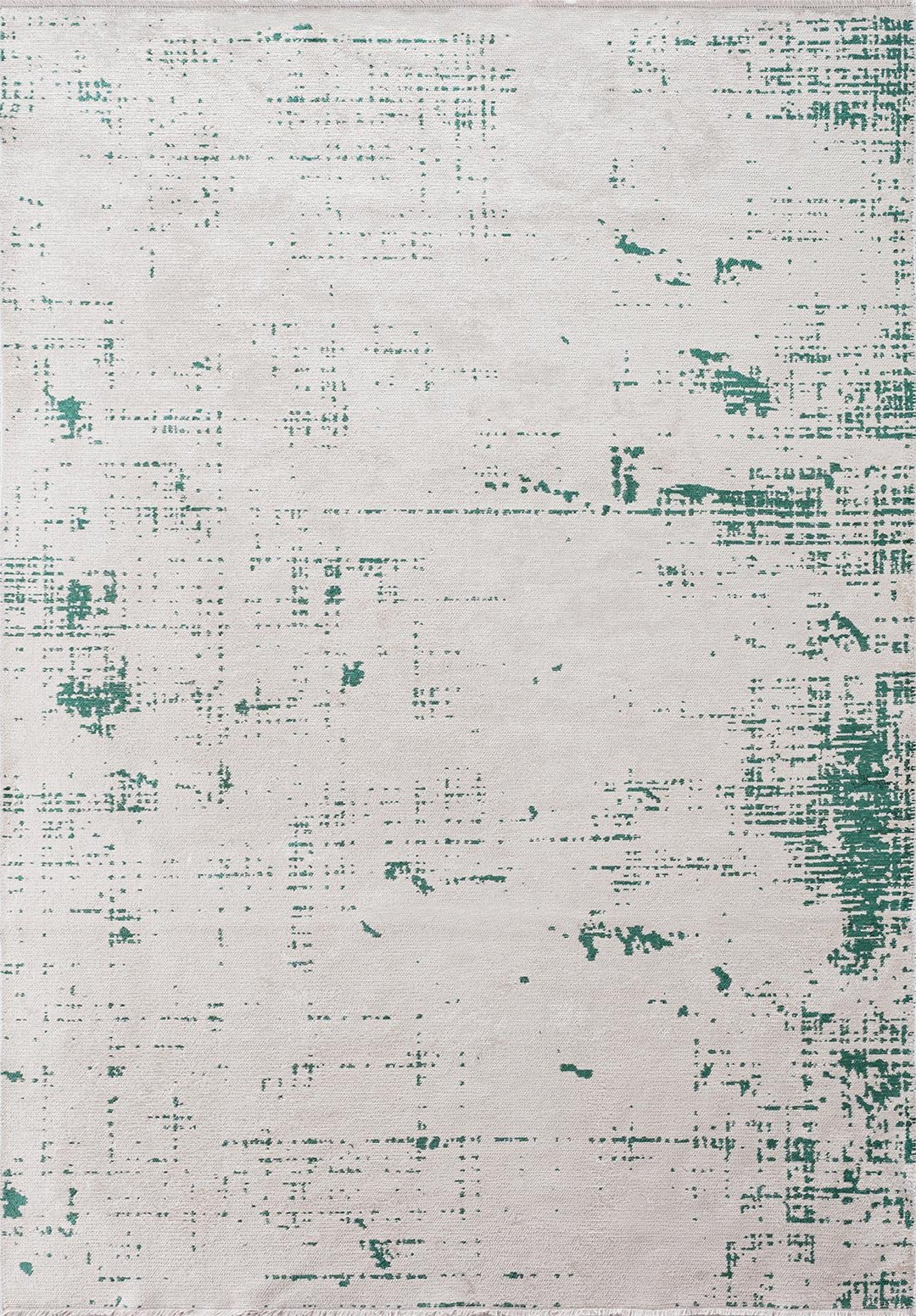 Space Ecru - Dark Green Rug Rugs - Venetto Design Venettodesign.com