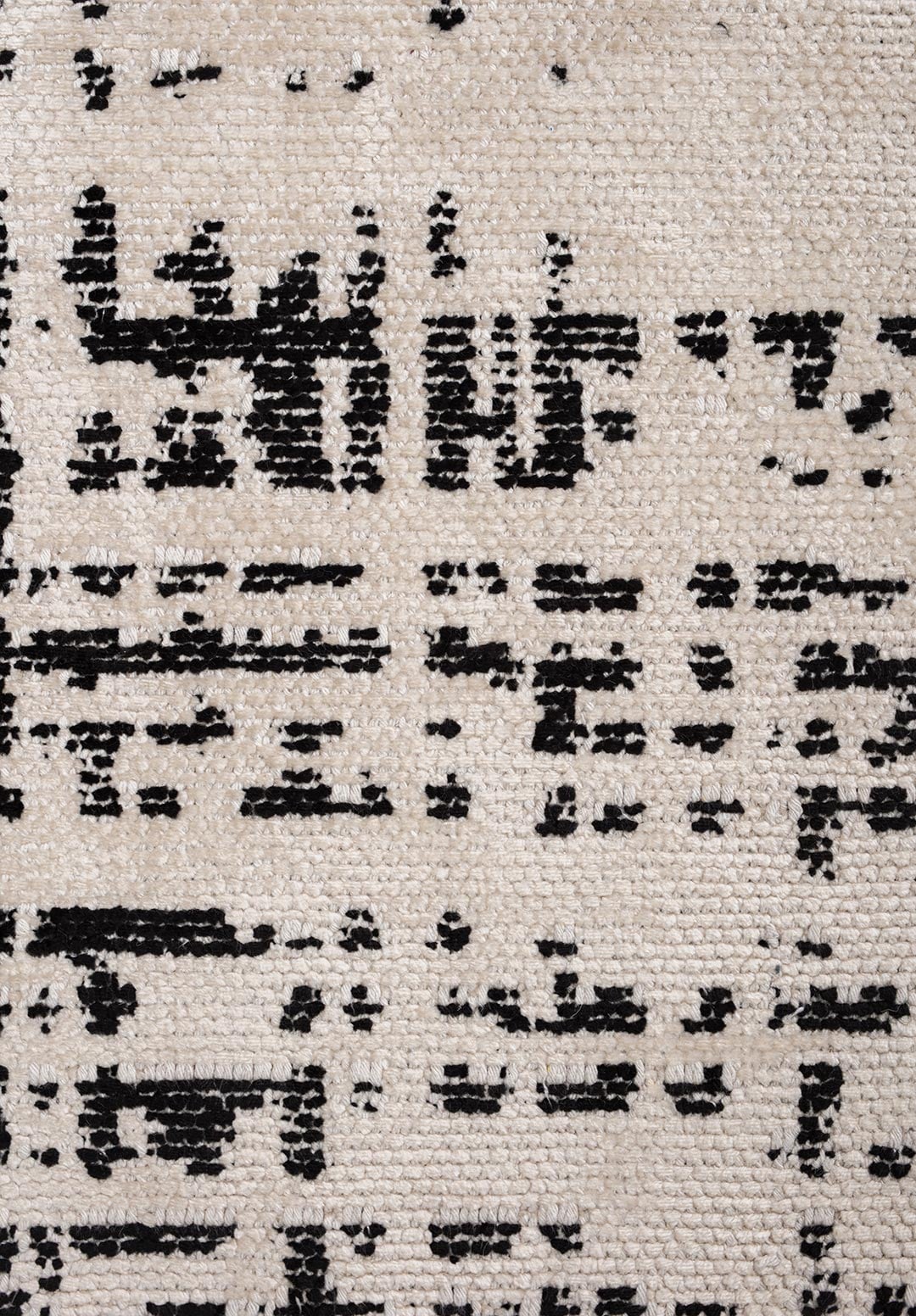 Space Ecru - Black Rug Rugs - Venetto Design Venettodesign.com