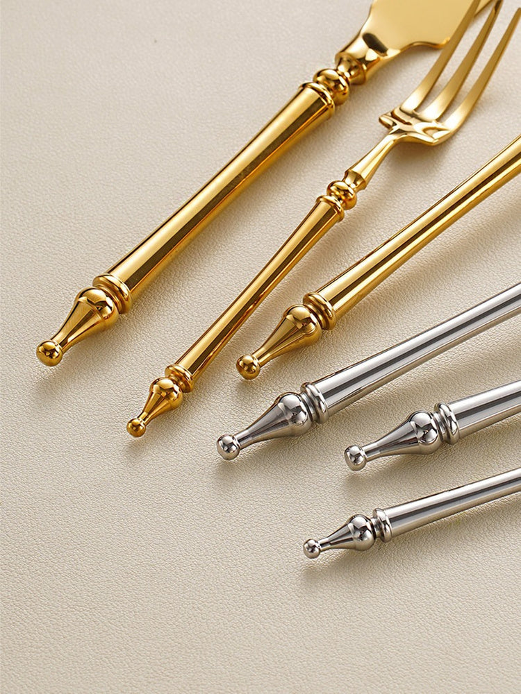 Xena Gold Stainless Steel Cutlery Set