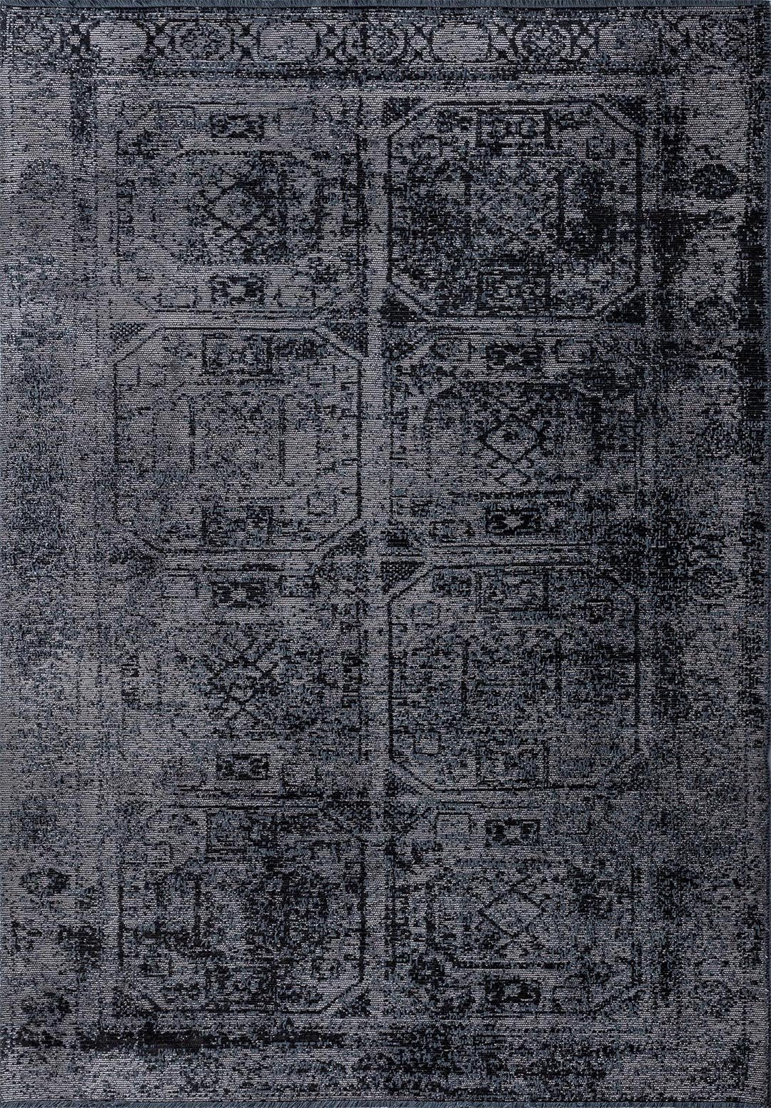 Tile Black - Dark Grey Rug Rugs - Venetto Design Venettodesign.com