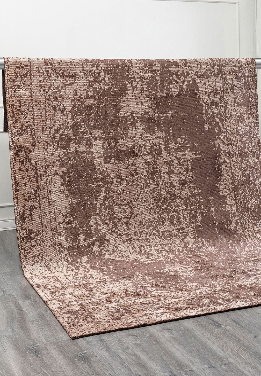 Medallion Light Cream - Dark Mink Rug Rugs - Venetto Design Venettodesign.com