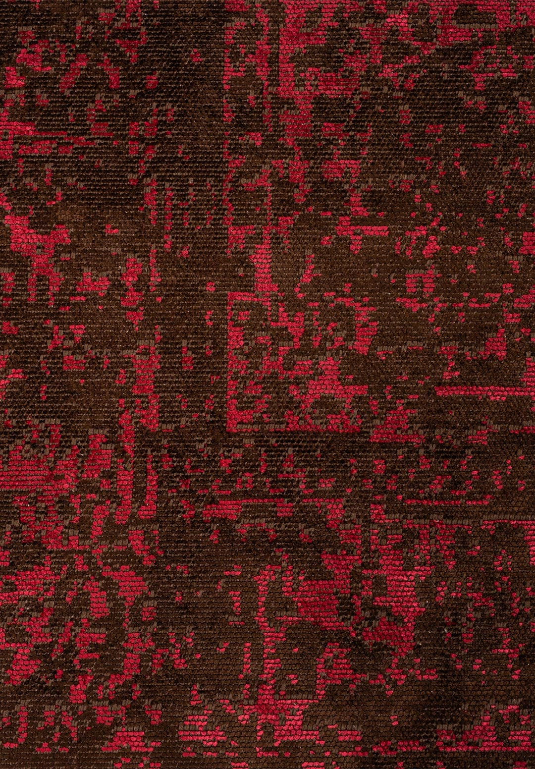 Medallion Dark Brown - Magenta Rug Rugs - Venetto Design Venettodesign.com