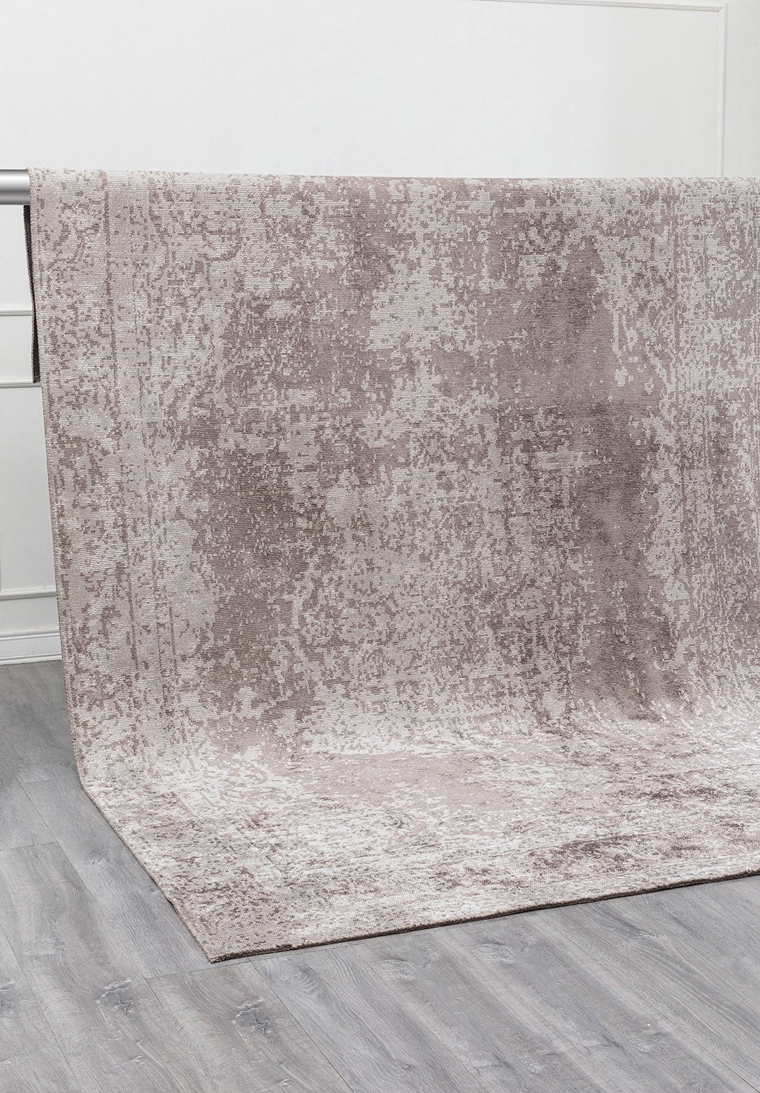 Medallion Light Grey - Dark Grey Rug Rugs - Venetto Design Venettodesign.com