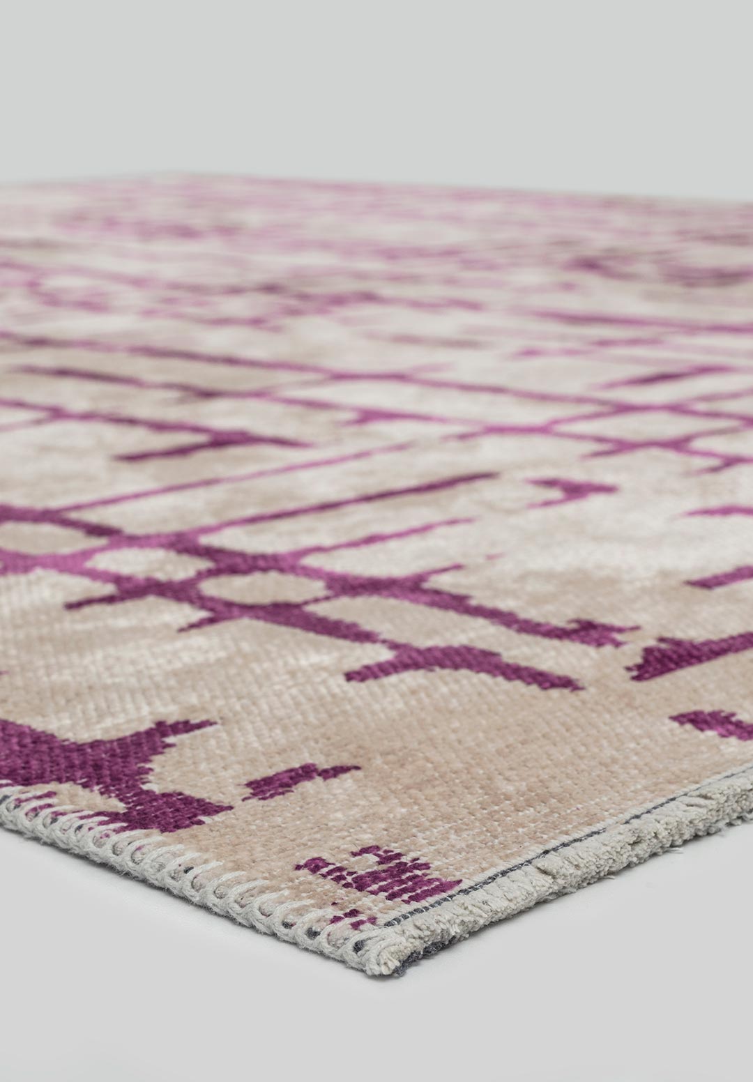 Axis Purple - Ecru Rug Rugs - Venetto Design Venettodesign.com