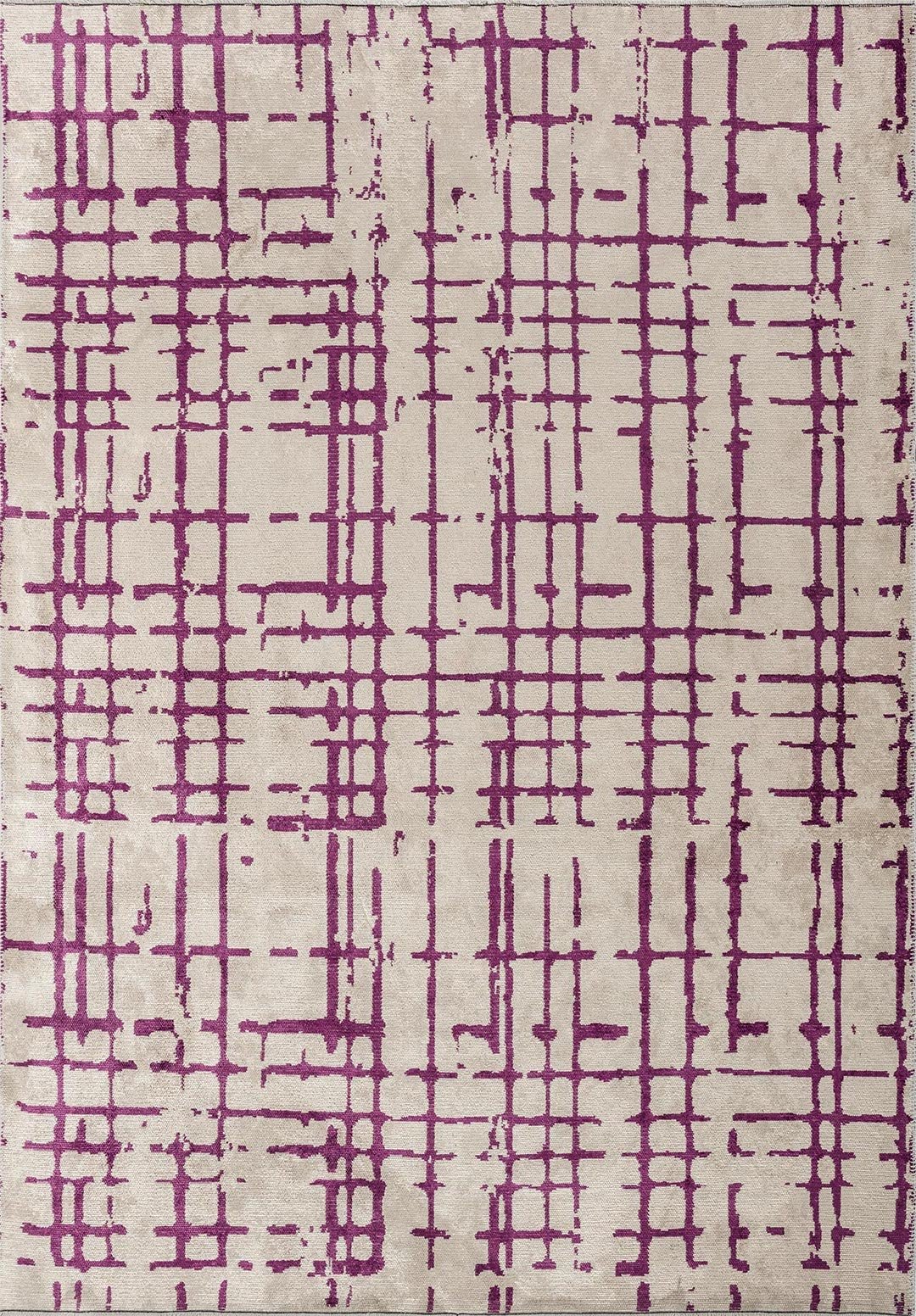 Axis Purple - Ecru Rug Rugs - Venetto Design Venettodesign.com