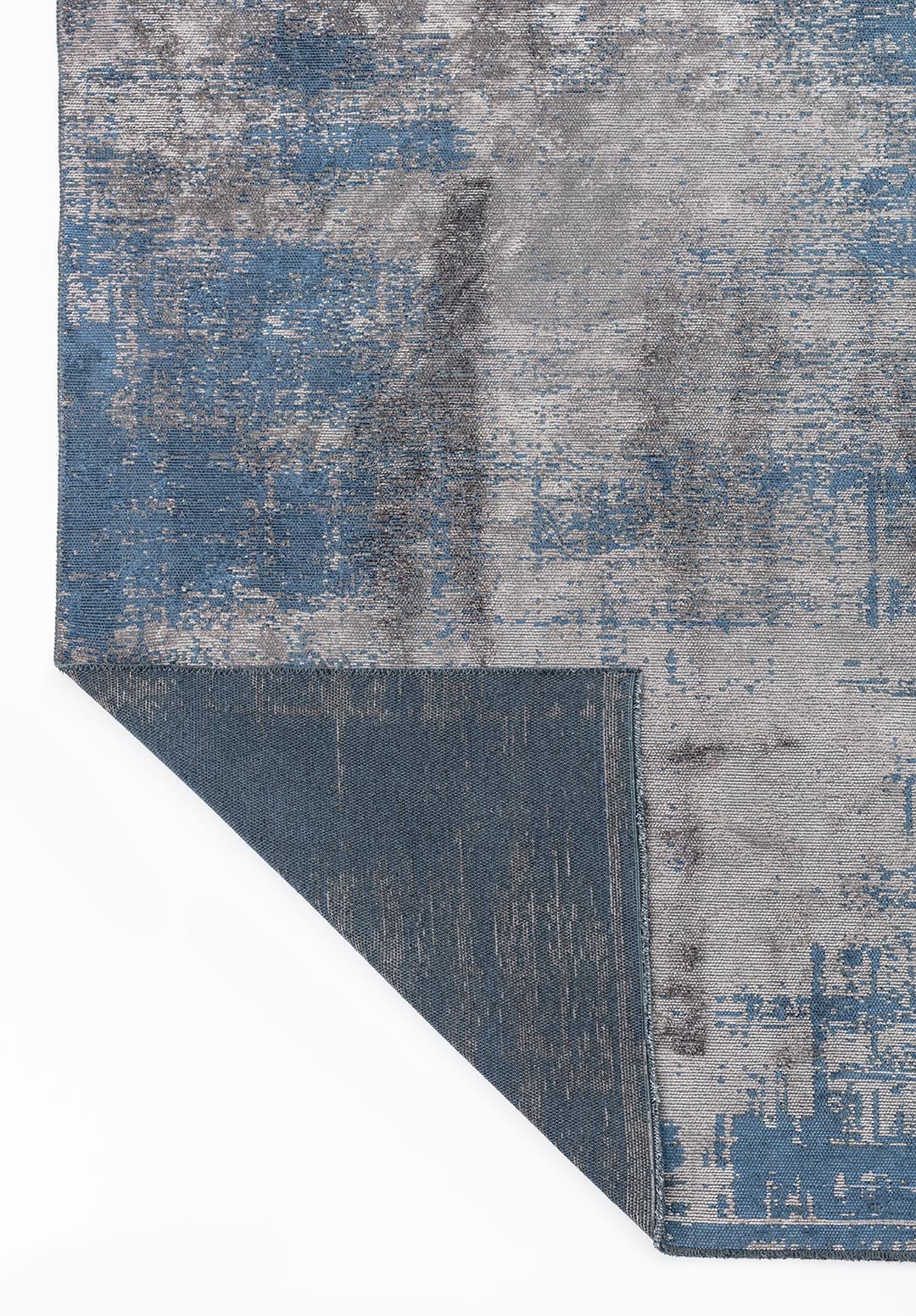Surface Navy Blue - Grey Rug Rugs - Venetto Design Venettodesign.com