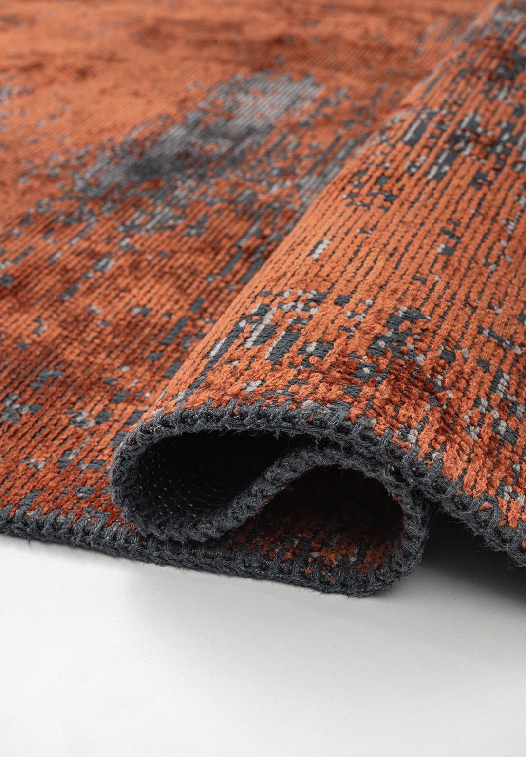 Surface Grey - Rust Rug Rugs - Venetto Design Venettodesign.com