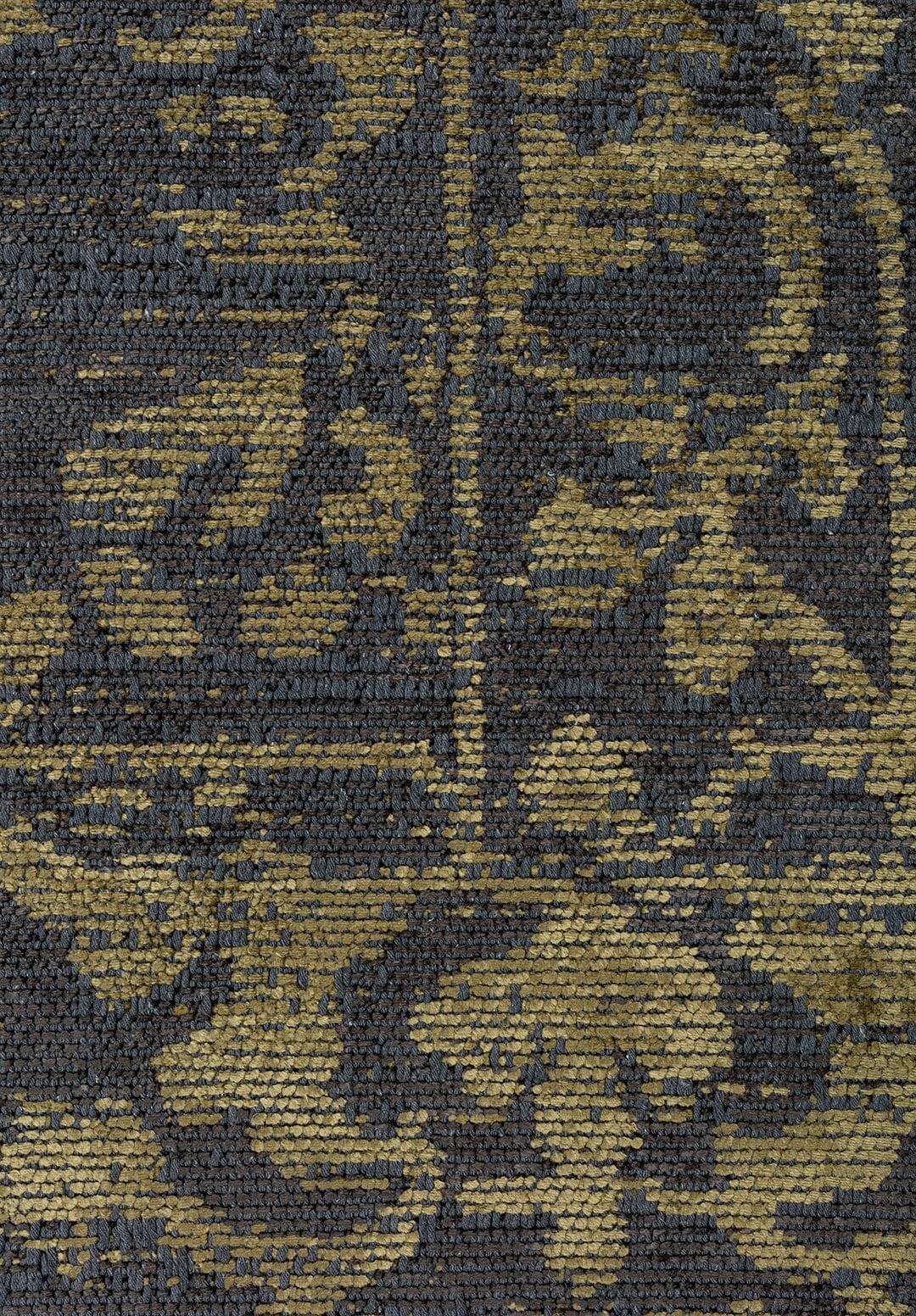 Flora Green - Anthracite Rug Rugs - Venetto Design Venettodesign.com