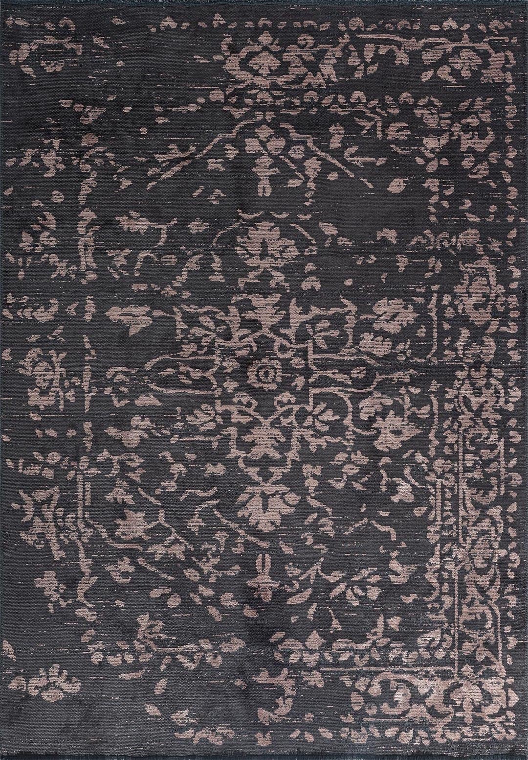 Flora Copper - Charcoal Rug Rugs - Venetto Design Venettodesign.com