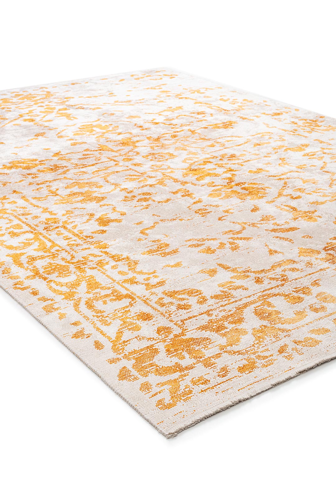 Flora Mustard - Ecru Rug