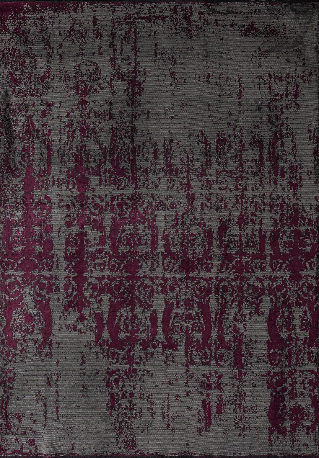 Caesar Grey - Dark Damson Rug Rugs - Venetto Design Venettodesign.com